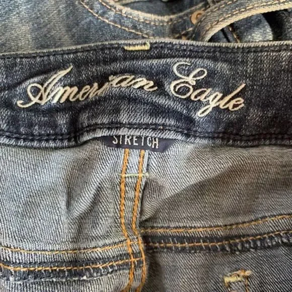 American Eagle Women's Stretchy Skinny Jeans Size 6 - Picture 4 of 5